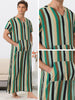 Striped Sleep Shirts for Men&