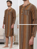Striped Print Nightgown for Men&