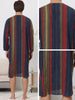 Striped Print Nightgown for Men&