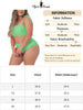 Plus Size Swimsuit for Women Two Piece Bathing Suit High Waisted Tummy Control Bikini Set