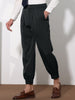 Cropped Double Pleated Zipper Leg Tapered Formal Dress Pants