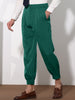 Cropped Double Pleated Zipper Leg Tapered Formal Dress Pants