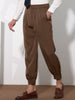 Cropped Double Pleated Zipper Leg Tapered Formal Dress Pants