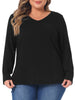 Knit Relax Fit V Neck Short Sleeve T-shirt