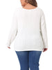 Knit Relax Fit V Neck Short Sleeve T-shirt