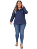 Knit Relax Fit Round Neck Short Sleeve Top