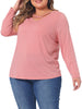 Stretch Relax Fit V Neck Short Sleeve Top
