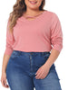 Stretch Relax Fit V Neck Short Sleeve Top