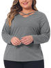 Stretch Relax Fit V Neck Short Sleeve Top