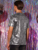 Metallic Shiny T-Shirt for Men&