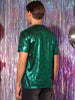 Metallic Shiny T-Shirt for Men&