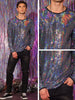 Sequins T-Shirt for Men&