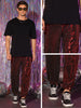 Sequins Drawstring Pants for Men&