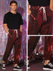 Sequins Drawstring Pants for Men&