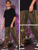 Sequins Drawstring Pants for Men&