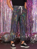 Sequins Drawstring Pants for Men&