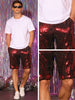 Sequins Shorts for Men&