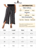 Wide Leg Woven Tassel Elastic Waist Pants
