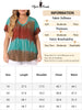 Knit V Neck Short Sleeve High Low Blouse