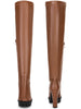 Platform Chunky Heels Over the Knee High Boots for Women