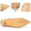 Pointed Toe V Cutout Stiletto Heel Ankle Booties for Women