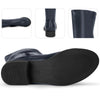 Round Toe Low Block Heel Over the Knee High Boots for Women