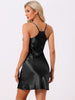 Womens Satin Nightgown Racerback Adjustable Suspender Spaghetti Strap Camisole Pajamas
