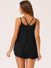 Womens 2 Piece Cami Tank Shorts Sleepwear Pajama Set