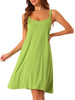 Womens Nightgown Backless Loose Pajamas Cross Suspenders Spaghetti Straps Casual Loungewear Plus Size S-3XL