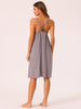 Womens Nightgown Backless Loose Pajamas Cross Suspenders Spaghetti Straps Casual Loungewear Plus Size S-3XL