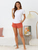 Womens Soft Pajama Bottom Stretch Drawstring with Pockets Sleepwear Lounge Shorts
