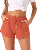 Womens Soft Pajama Bottom Stretch Drawstring with Pockets Sleepwear Lounge Shorts