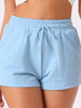 Womens Soft Pajama Bottom Stretch Drawstring with Pockets Sleepwear Lounge Shorts