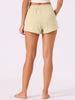 Womens Soft Pajama Bottom Stretch Drawstring with Pockets Sleepwear Lounge Shorts