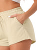 Womens Soft Pajama Bottom Stretch Drawstring with Pockets Sleepwear Lounge Shorts