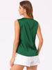 Womens Silk Satin Tank Tops V Neck Casual Sleeveless Blouses Summer Top