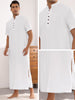 Henley Collar Nightshirts for Men&