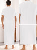 Henley Collar Nightshirts for Men&
