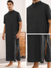 Henley Collar Nightshirts for Men&