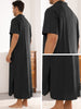 Henley Collar Nightshirts for Men&