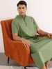 Henley Collar Nightshirts for Men&