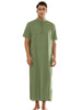 Henley Collar Nightshirts for Men&