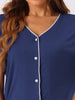 Womens Modal Pajama Sets Soft Short Sleeve Sleepwear Button Top and Shorts 2 Piece Pjs Loungewear