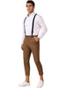 Plaid Cropped Pants for Men&