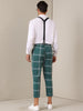 Plaid Cropped Pants for Men&