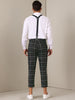 Plaid Cropped Pants for Men&