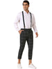 Plaid Cropped Pants for Men&