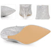 Sparkly Glitter Pointed Toe Clear Wedge Heels Ankle Boots for Women