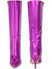 Pointed Toe Stiletto Heels Knee High Boots for Women
