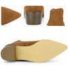 Pointed Toe Chunky Heel Western Ankle Boots for Women